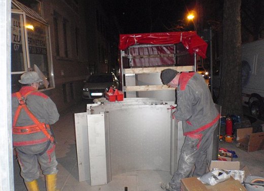 Natarbejde. Fot.: Dansk Kloak RenoveringsTeknik